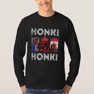 Honk Honk Canadian Trucker Canada Freedom Convoy 1 T-Shirt