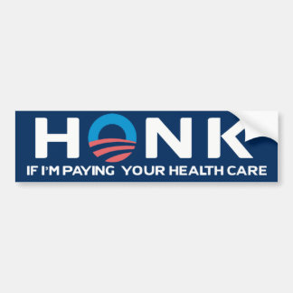 Honk If... Health Care Bumper Sticker