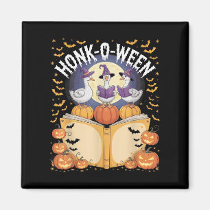 Honk-o-ween Goose Holiday Vibes For Fun Halloween Magnet