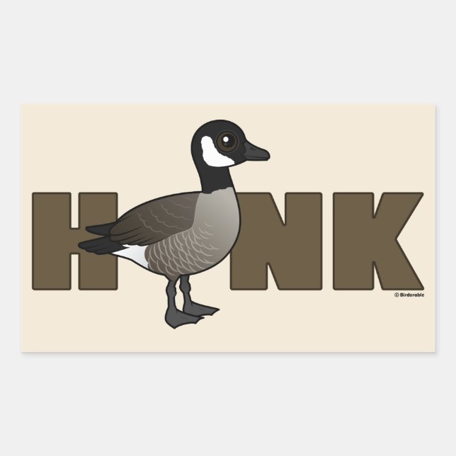 HONK RECTANGULAR STICKER (Front)