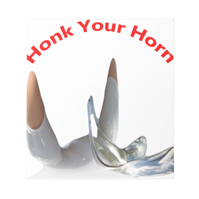 Honk Your Horn Notepad (Front)