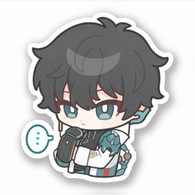 Honkai Star Rail Chibi Dan Heng Sticker (Front)