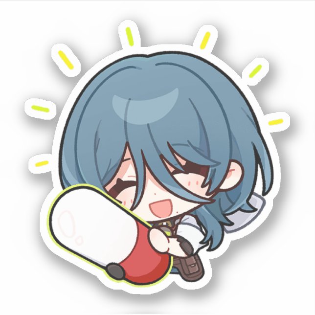 Honkai Star Rail Chibi Natasha Sticker (Front)