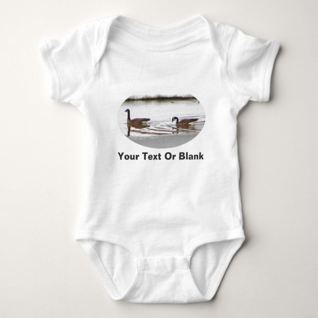 Honkers - Canada Geese Baby Bodysuit (Front)