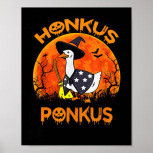 Honkus Nkus Halloween Costume Witch Gift  Poster