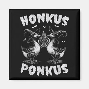 Honkus Ponkus Funny Goose Halloween Magnet