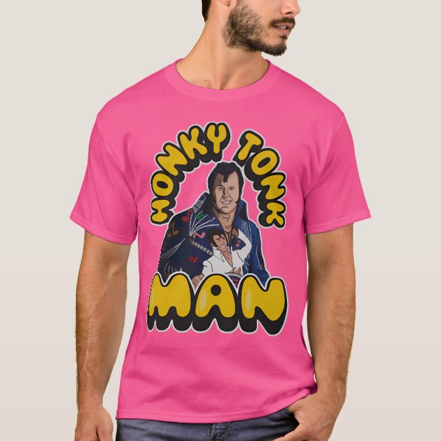 Honky Tonk Man Comic T-Shirt (Front)