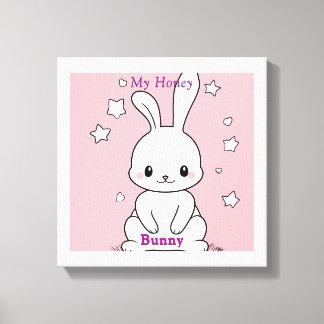 Honney Bunny Canvas Print