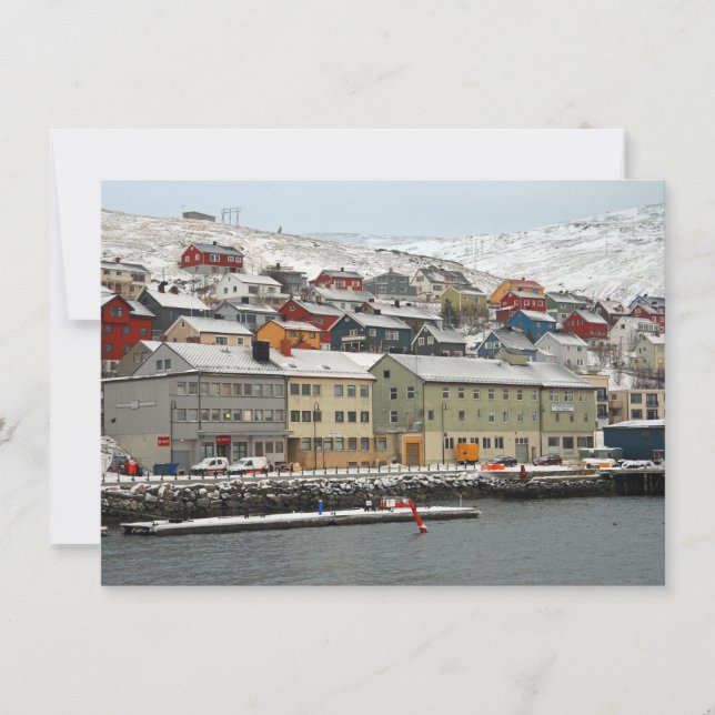 Honningsvag, Norway card (Front)