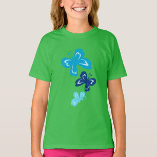 Honolua Butterfly Cartoon Kids Design T-Shirt