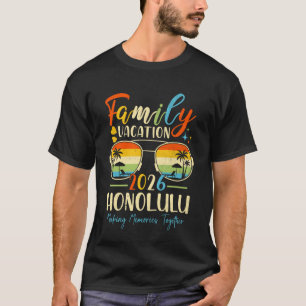 Honolulu Beach Hawaii Family Vacation 2026 Summer T-Shirt
