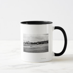 Honolulu, HA - View of Moana & Royal Hawaiian Mug