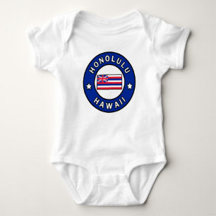 Honolulu Hawaii Baby Bodysuit