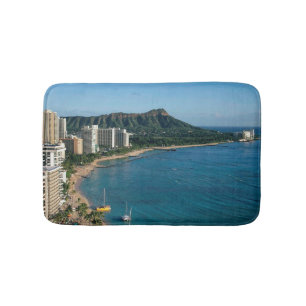 Honolulu Hawaii Bath Mat