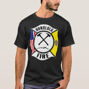 Honolulu Hawaii Fire Department Firefighters Rescu T-Shirt