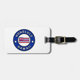 Honolulu Hawaii Luggage Tag
