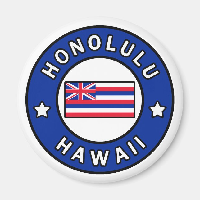 Honolulu Hawaii Magnet (Front)