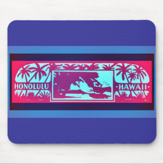 HONOLULU HAWAII MOUSE PAD