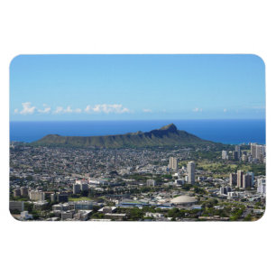 Honolulu Hawaii Photo Magnet