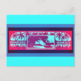 HONOLULU HAWAII POSTCARD