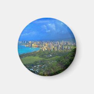 Honolulu, Hawaii Skyline #1 Magnet