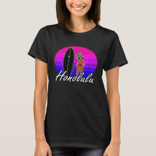 Honolulu Hawaii Surfer Surfing Clothing Mens Women T-Shirt