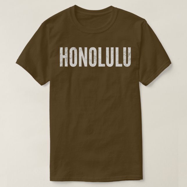 Honolulu Hawaii TShirt 1 (Design Front)