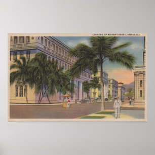 Honolulu, HIView of Bishop St.Honolulu, HI Poster