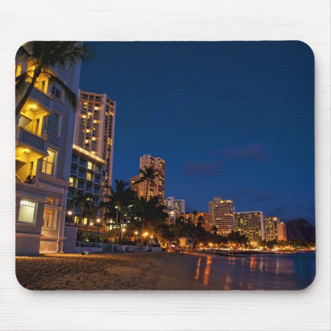 Honolulu, Oahu, Hawaii. Night exposure of Mouse Pad (Front)