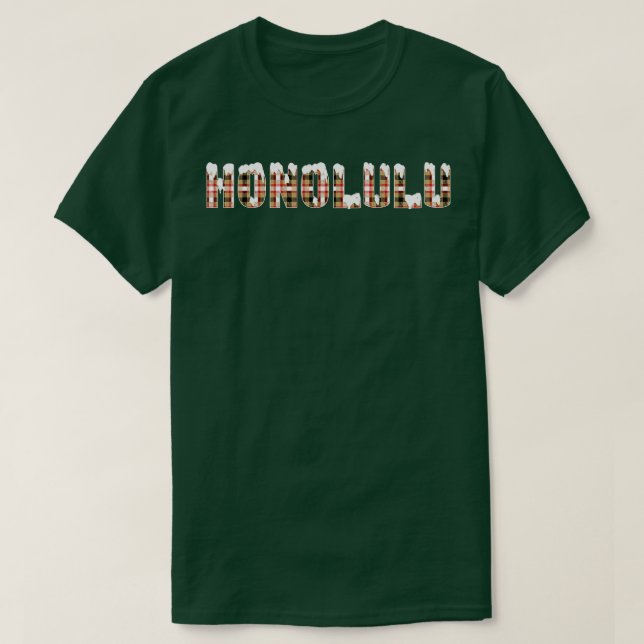 Honolulu Snow T-Shirt (Design Front)