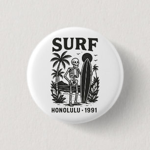 Honolulu Surf 3 Cm Round Badge