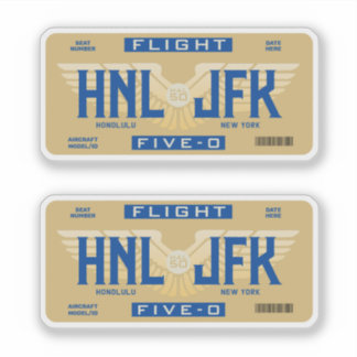 Honolulu to New York Flight 5-0