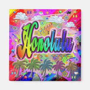 Honolulu Vista Express Magnet