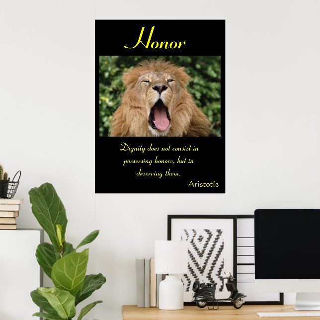 Honor Emerges from Wilderness’s Timeless Strength Poster (Home Office)