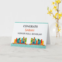 Honor Roll! Custom Report Card Congrats!