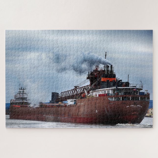 Honorable James L Oberstar Ship Duluth Minnesota Jigsaw Puzzle (Horizontal)