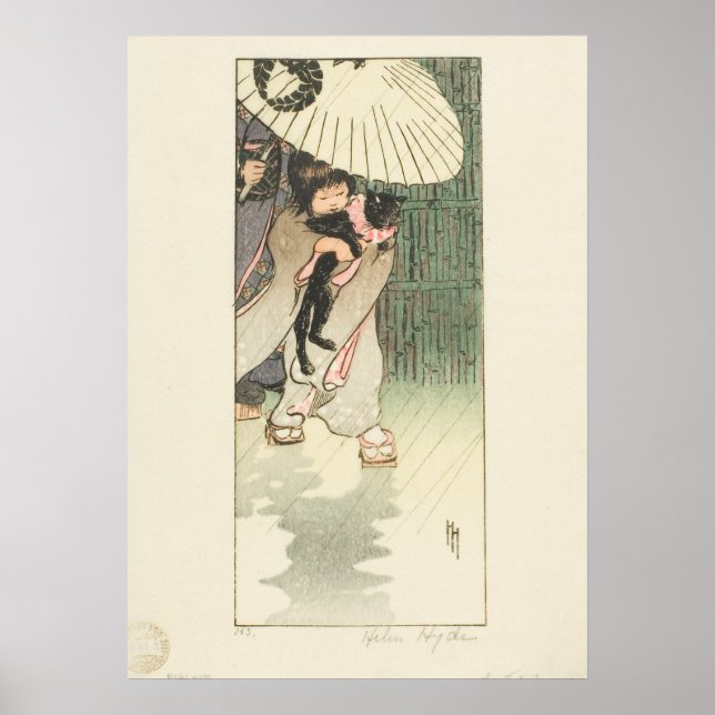 Honorable Mr. Cat by Helen Hyde Poster (Front)