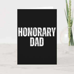 Honorary Dad Volunteer Family Son Daughter Appreci Card