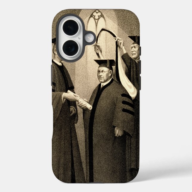 Honorary Degree, 1938 by Grant Wood Case-Mate iPhone Case (Back)