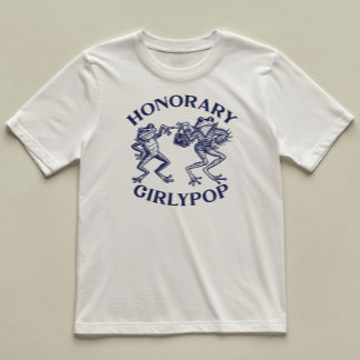 Honorary GirlyPop Funny Frog Illustrated T-Shirt