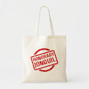 Honorary Jonquil tote, red Tote Bag