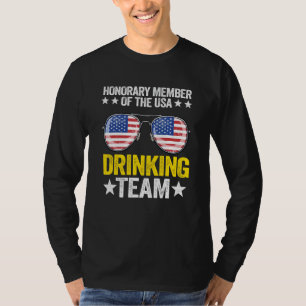 Honorary Member Of The Usa Drinking Team American T-Shirt