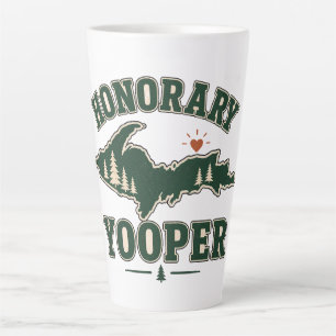 Honorary Yooper - Upper Peninsula of Michigan Latte Mug