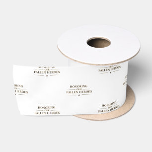 Honoring Our Fallen Heroes / Gift Ribbon Satin Ribbon