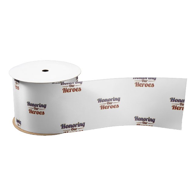 Honoring Our Heroes / Gift Ribbon Satin Ribbon (Spool)
