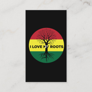 Honoring Past Inspiring Future Black History Month Business Card