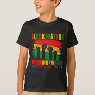 Honoring Past Inspiring Future Black History Pride T-Shirt