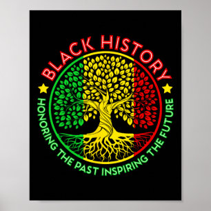 Honoring The Past Inspiring Future Black History M Poster
