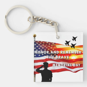 Honour and Remember the Brave Key Ring