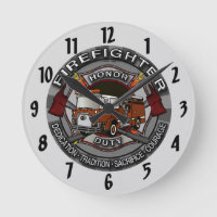 Honour Firefighter clock